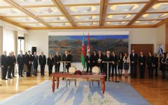 Prezident İlham Əliyev: Xorvatiya TANAP layihəsi vasitəsilə Azərbaycan qazının Avropa məkanına gətirilməsində tərəfdaşımız olacaq (FOTO) (ƏLAVƏ OLUNUB)